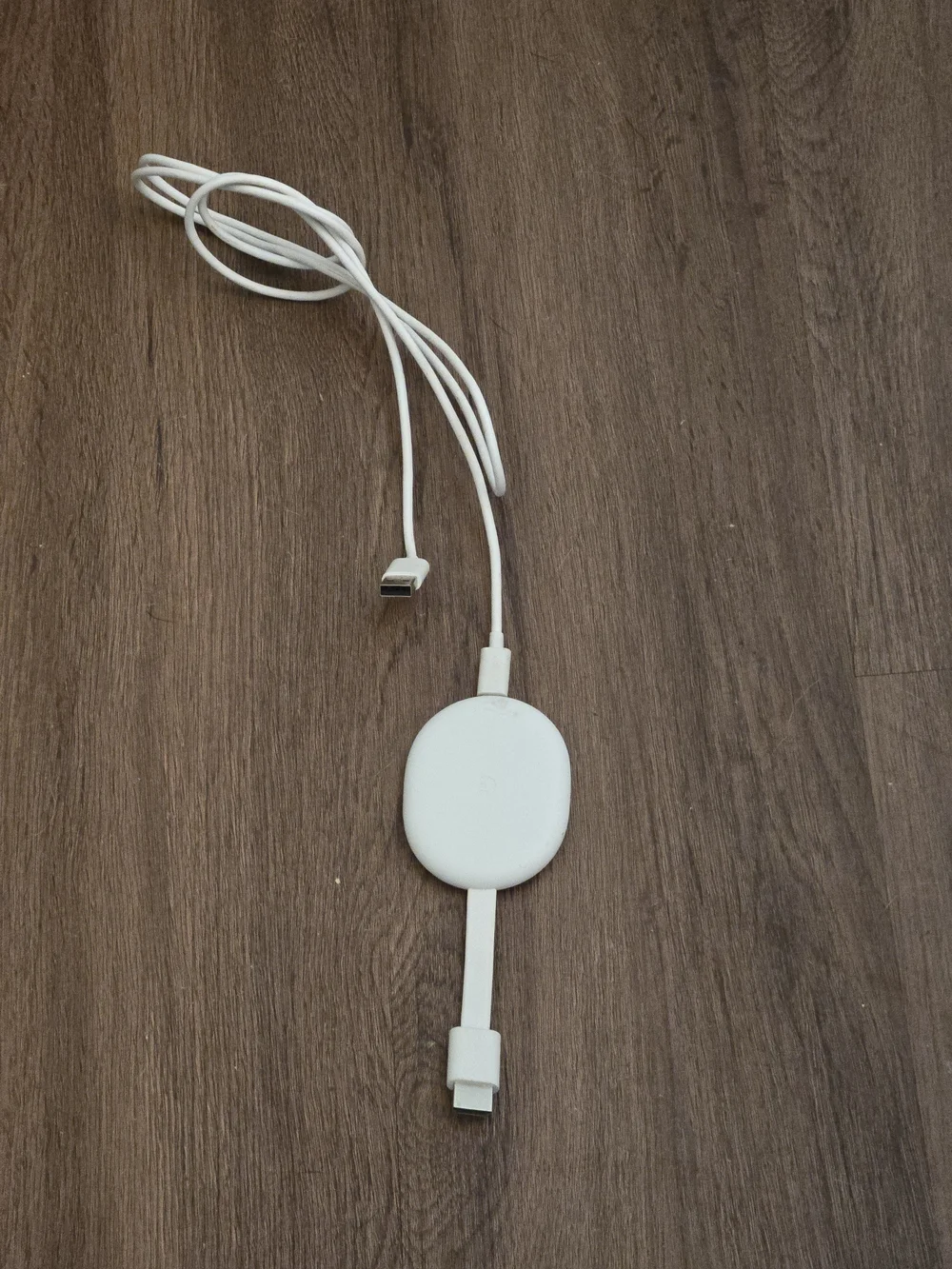 Google Chromecast with Google 'G' Logo - White